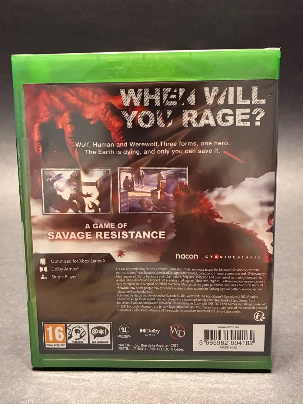 Xbox Series X Werewolf: The Apocalypse - Earthblood - BRAND NEW SEALED